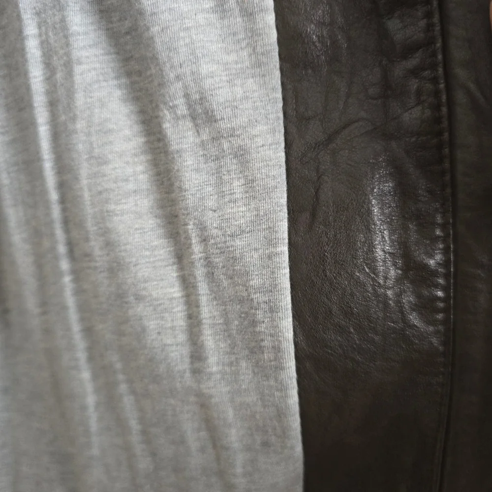 Theory genuine leather